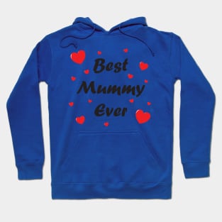 Best mummy ever heart doodle hand drawn design Hoodie